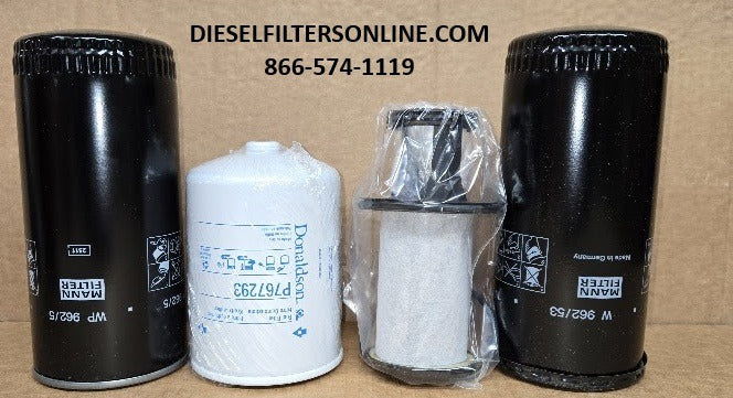 Kit de mantenimiento Volvo Penta P767293(21718912) W962/53(22030848) WP962/5(22030852) LC-5001-X(3584145) Compatible con motores diésel D4 D6 Series
