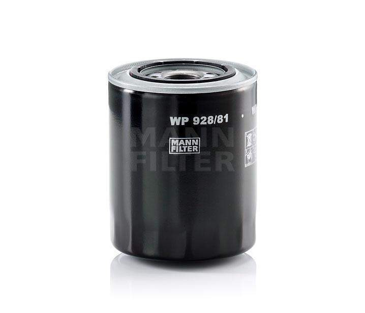 [WP-928/81]Mann-Filter Asian Secondary Spin-on Oil Filter(Mitsubishi Passenger Car and Light Truck MD 184086)