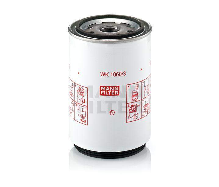 [WK-1060/3-X]Filtro de combustible europeo Mann-Filter tipo spin-on (SI - Camión pesado industrial y autobús/fuera de carretera 068 711.0)