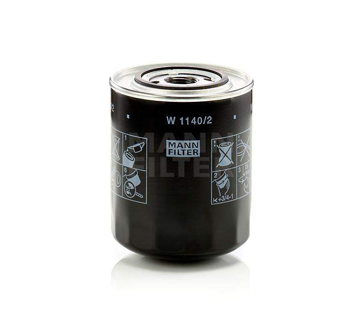 [W-1140/2]Mann-Filter European Spin-on Oil Filter(Volvo Penta 471034-9, 8291619, 471034 )