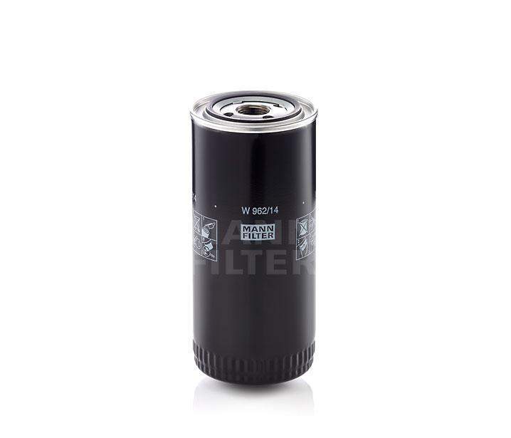 [W-962/14]Filtro de aceite europeo tipo spin-on Mann-Filter(Industrial- Varios camiones pesados y Autobús/Fuera de carretera 024 184)
