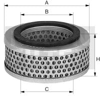 [C-33-009]Filtro de aire Mann y Hummel
