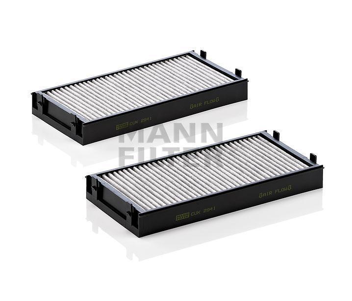 [CUK-2941-2]Mann-Filter European Cabin Filter - Carbon Activated(BMW Passenger Car and Light Truck 64 31 6 945 586)