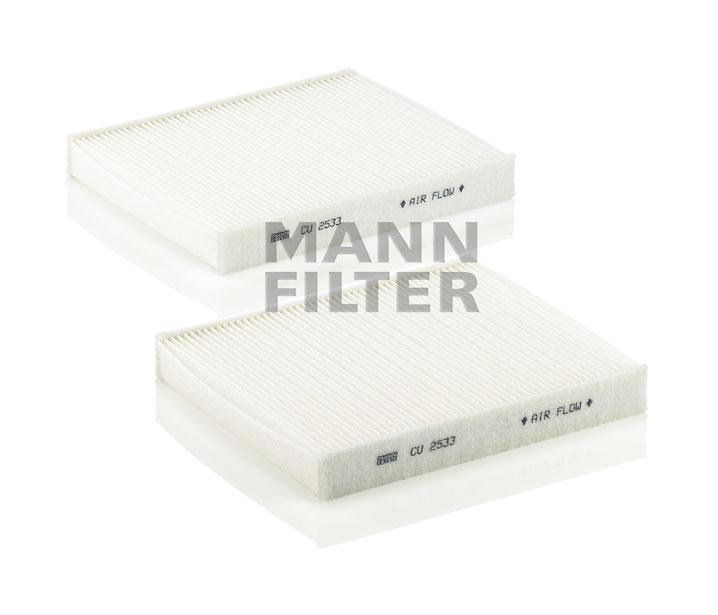 [CU-2533-2]Mann-Filter European Cabin Filter(BMW Passenger Car and Light Truck 64 11 9 163 328)