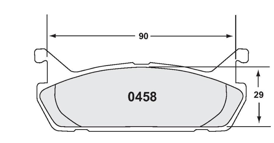 [0458.08.13.44]Pastillas de freno traseras de competición Performance Friction para Mazda MX-5 Miata 1.6L