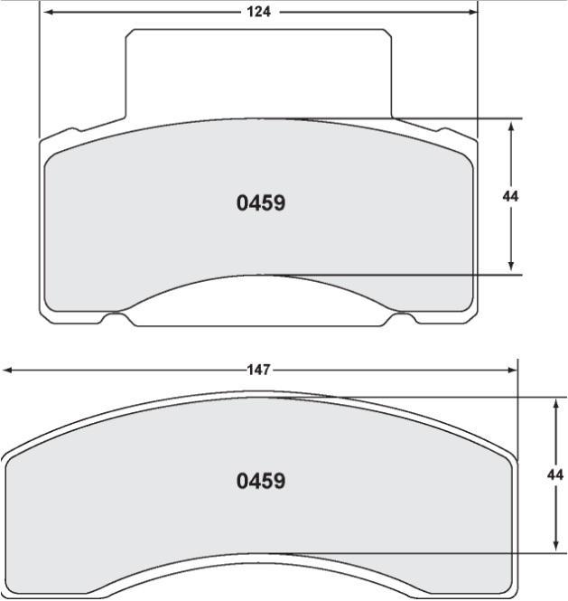 [0459.20]Performance Friction Carbon Metallic brake pads.FMSI(D459)(old pfc #4594)