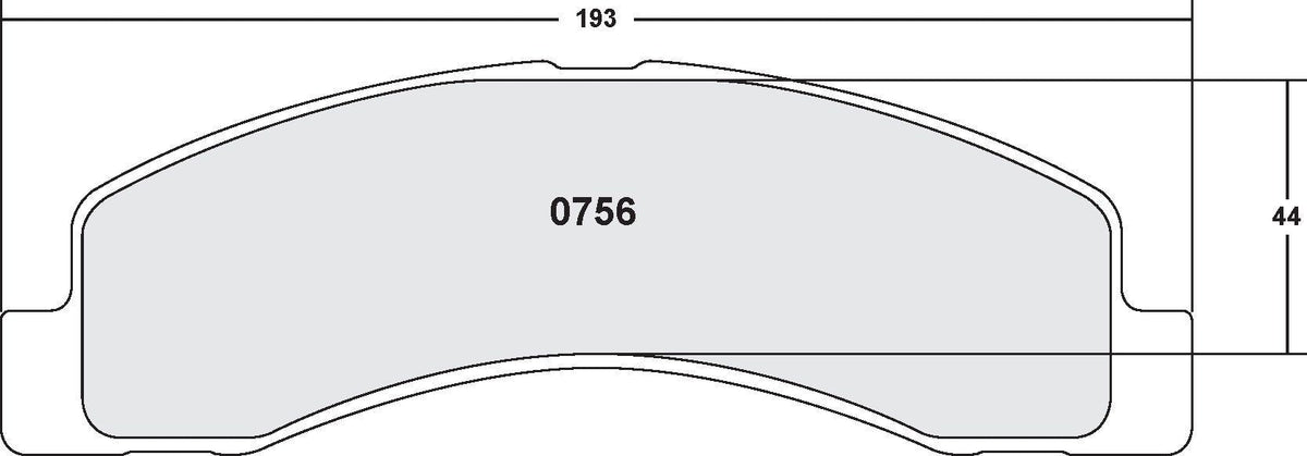 [0756.20]Performance Friction Carbon Metallic brake pads.FMSI(D756)(old pfc #7564)