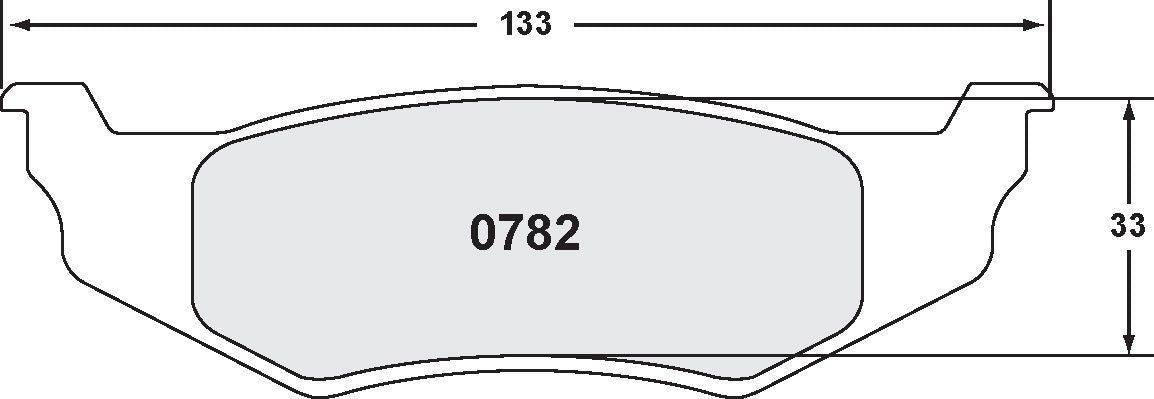 [0782.20]Performance Friction Carbon Metallic brake pads.FMSI(D782)(old pfc #7824)