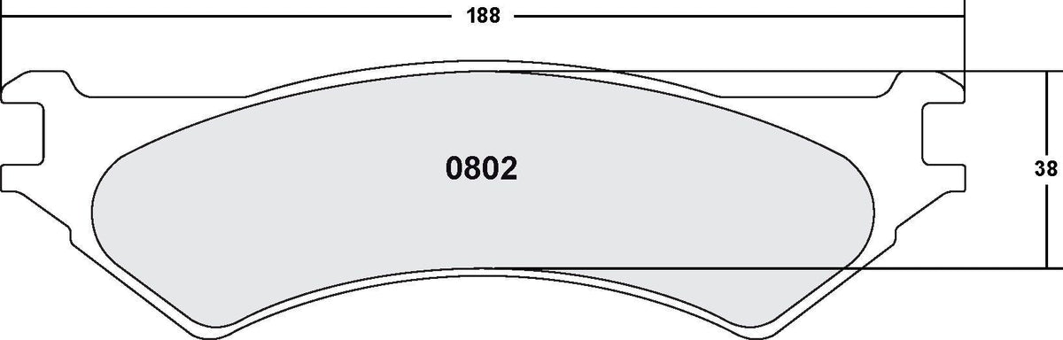 [0802.20]Performance Friction Carbon Metallic brake pads.FMSI(D802)(old pfc #8024)