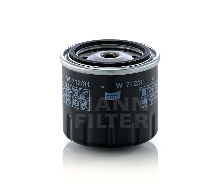 [W-712/31]Mann-Filter European Spin-on Oil Filter(SI - Industrial Heavy truck and Bus/Off-Highway )
