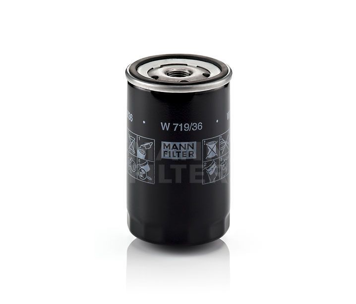 [W-719/36]Mann-Filter European Spin-on Oil Filter(Jaguar Passenger Car and Light Truck XR 823395)
