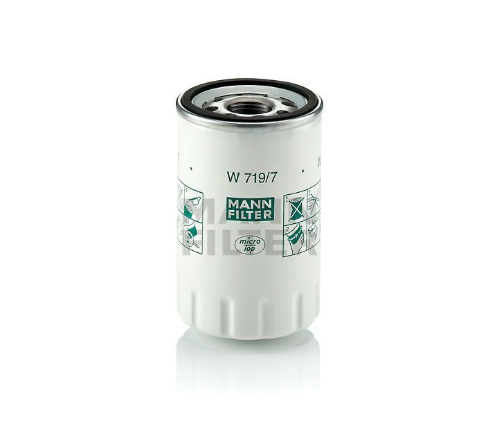 [W-719/7]Mann-Filter European Spin-on Oil Filter(Jaguar Passenger Car and Light Truck EAZ 1354)