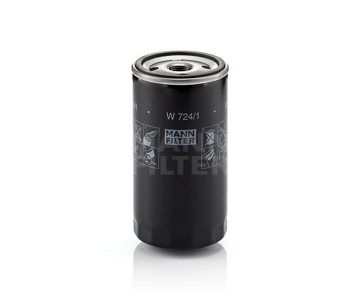 [W-724/1]Mann-Filter European Spin-on Oil Filter(Industrial- Several Heavy truck and Bus/Off-Highway 84FM 6714 AA)