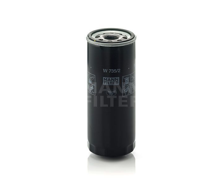 [W-735/2]Mann-Filter European Spin-on Oil Filter(Audi Passenger Car and Light Truck 077 115 561 G)