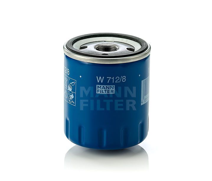 [W-712/8]Mann-Filter European Spin-on Oil Filter(Peugeot Passenger Car and Light Truck 1109-86)