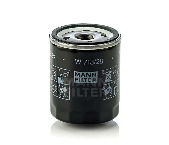 [W-713/28]Mann-Filter European Spin-on Oil Filter(Land Rover Passenger Car and Light Truck LPW 100230)