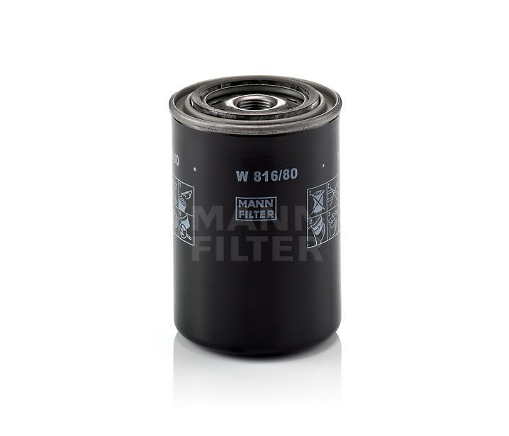 [W-816/80]Filtro de aceite europeo tipo caneca Mann-Filter(Industrial- Varios vehículos especiales )