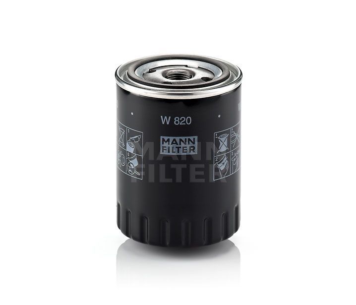 [W-820]Filtro de aceite europeo de rosca Mann-Filter (Citroën Coche de pasajeros y Camión ligero n/a)