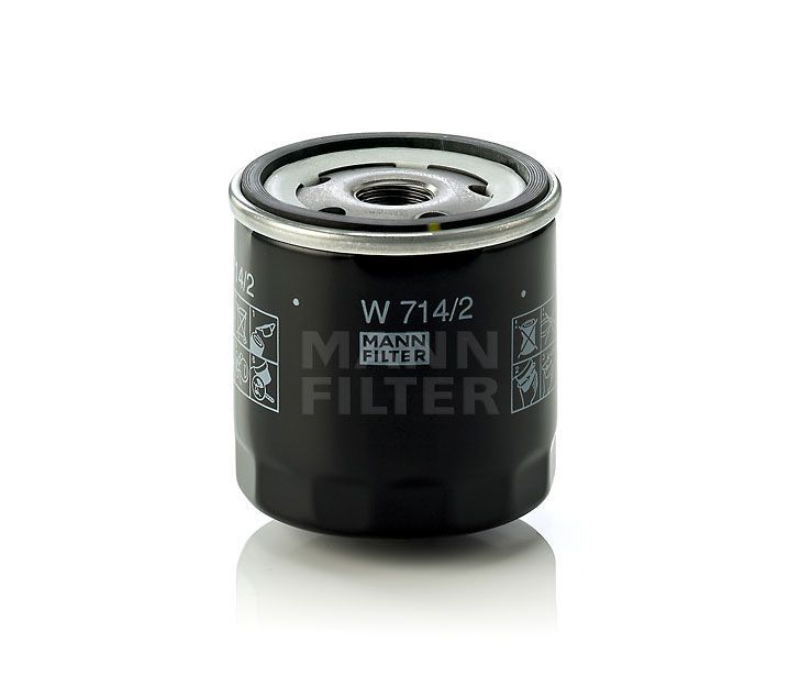 [W-714/2]Filtro de aceite europeo tipo cartucho Mann-Filter (Industrial- Varios camiones pesados y Autobús/Fuera de carretera n/a)
