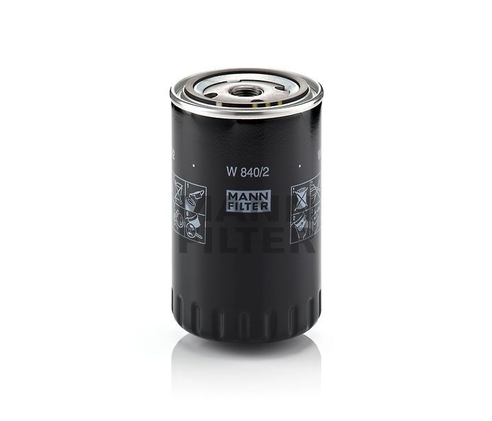[W-840/2]Filtro de aceite europeo de rosca Mann-Filter (VW Coche de pasajeros y Camión ligero 068 115 561 E)