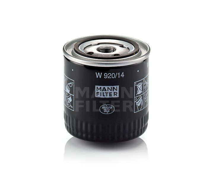 [W-920/14]Mann-Filter European Spin-on Oil Filter(Vauxhall Passenger Car and Light Truck Several)