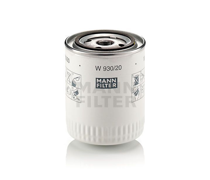 [W-930/20]Mann-Filter European Spin-on Oil Filter(Land Rover Passenger Car and Light Truck ERR 3340)