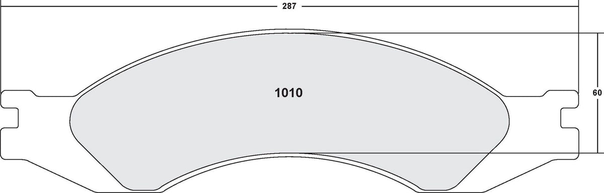 [1010.10]Performance Friction Z-Rated brake pads.FMSI(D1010)