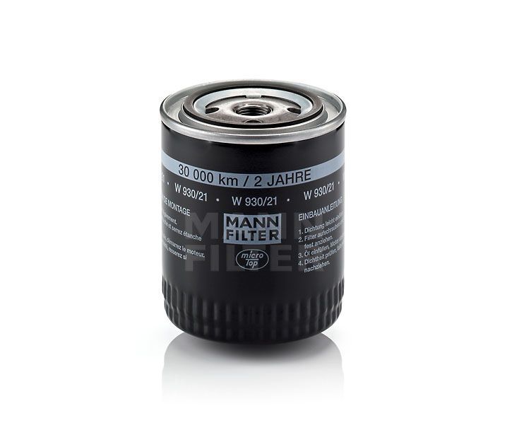 [W-930/21]Mann-Filter European Spin-on Oil Filter(VW Passenger Car and Light Truck 078 115 561 D)