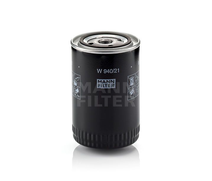 [W-940/21]Filtro de aceite europeo tipo spin-on Mann-Filter (Opel Coche de pasajeros y Camión ligero n/a)
