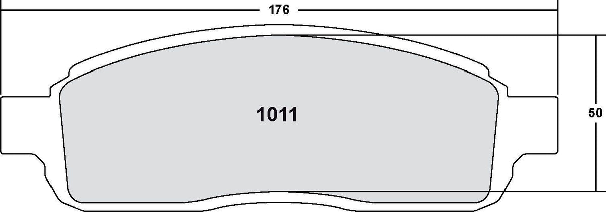 [1011.20]Pastillas de freno metálicas de carbono Performance Friction.FMSI(D1011)