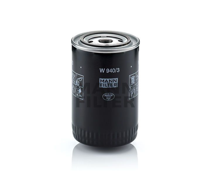 [W-940/3]Mann-Filter European Spin-on Oil Filter(Opel Passenger Car and Light Truck 650 384)