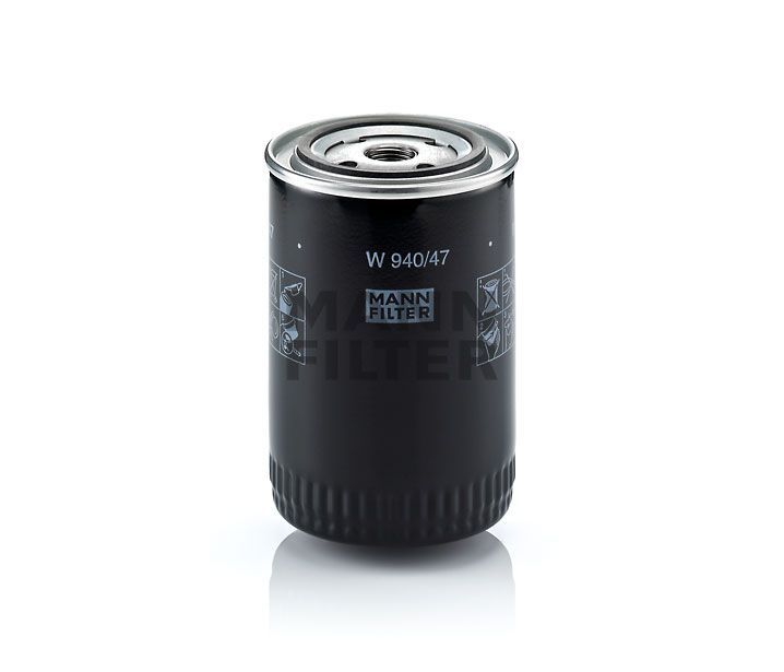[W-940/47]Filtro de aceite europeo tipo spin-on Mann-Filter(SI - Camiones pesados industriales y autobuses/Fuera de carretera )
