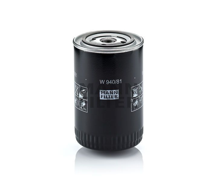 [W-940/81]Filtro de aceite europeo tipo spin-on Mann-Filter(SI - Camión pesado industrial y autobús/Fuera de carretera )