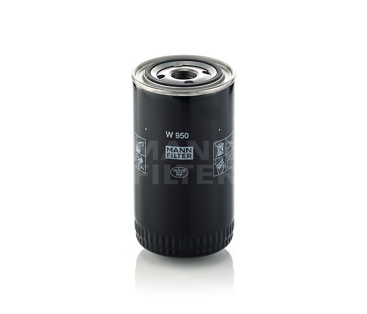 [W-950]Filtro de aceite europeo tipo spin-on Mann-Filter(SI - Camiones pesados industriales y Bus/Fuera de carretera )