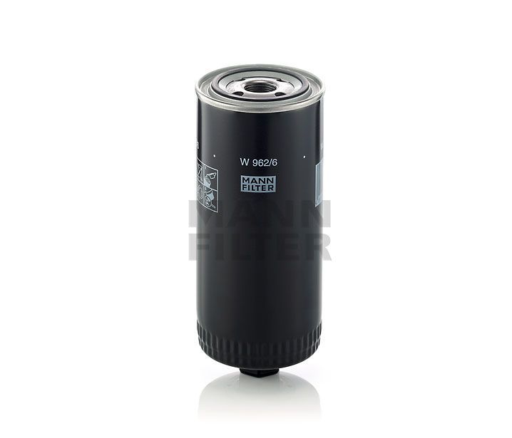 [W-962/6]Filtro de aceite europeo tipo spin-on Mann-Filter(SI - Camiones pesados industriales y autobuses/maquinaria fuera de carretera )