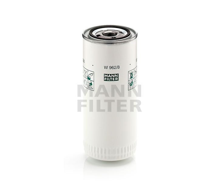 [W-962/8]Mann-Filter European Spin-on Oil Filter(DAF Heavy truck and Bus/Off-Highway 671 490)