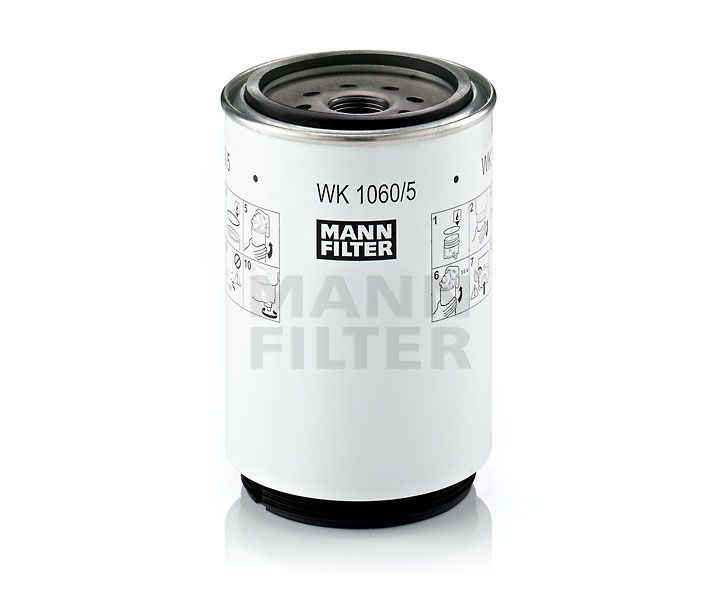 [WK-1060/5-X]Mann-Filter European Spin-on Fuel Filter(Industrial- Several Heavy truck and Bus/Off-Highway 000.796.213.0)