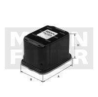 [WK-13-002]Mann-Filter European Spin-on Fuel Filter(SI - Industrial Heavy truck and Bus/Off-Highway )