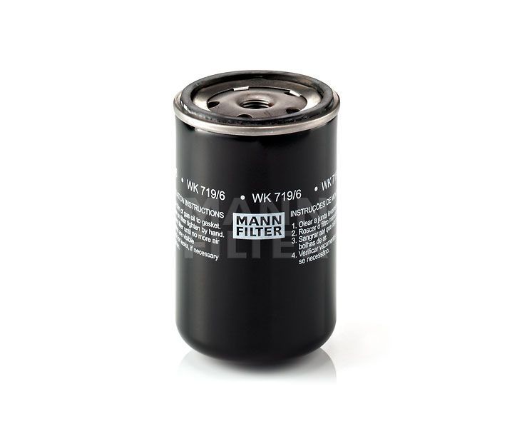 [WK-719/6]Filtro de combustible europeo tipo cartucho Mann-Filter (SI - Camiones pesados industriales y autobuses/maquinaria fuera de carretera)