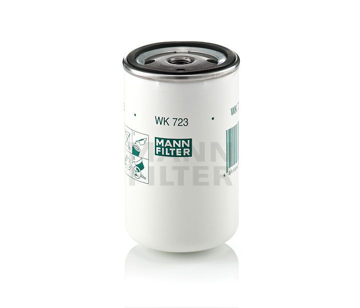 [WK-723]Mann-Filter European Spin-on Fuel Filter(Ingersoll Rand 59728188, 89303028 / Compair 10000/4745 / Claas 6005025488, 0013016410, 6005000383 / Volvo 21492771, 243004-9, 7243004-9, 8000250 3825133, 3825133-6, 11706667, 4770170-1, 7243004-4, 243004)