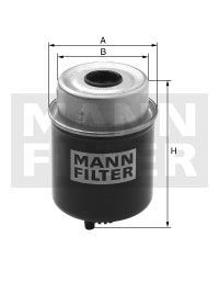 [WK-8151]Filtro de combustible europeo tipo spin-on Mann-Filter(SI - Camiones pesados industriales y autobuses/uso fuera de carretera )