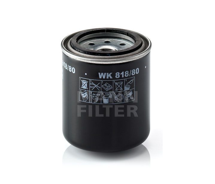 [WK-818/80]Mann-Filter European Spin-on Fuel Filter(Industrial- Several Off-Highway 094-7073)