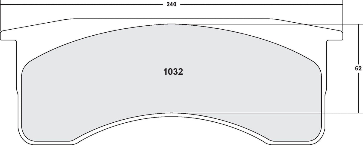 [1032.10]Pastillas de freno Performance Friction con clasificación Z.FMSI(D1032)