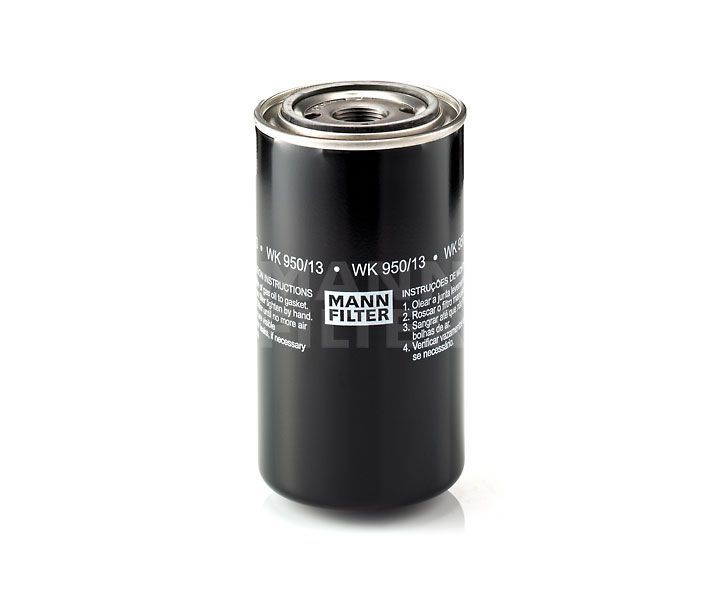 [WK-950/13]Filtro de combustible europeo tipo spin-on Mann-Filter(SI - Camiones pesados industriales y Bus/Fuera de carretera )