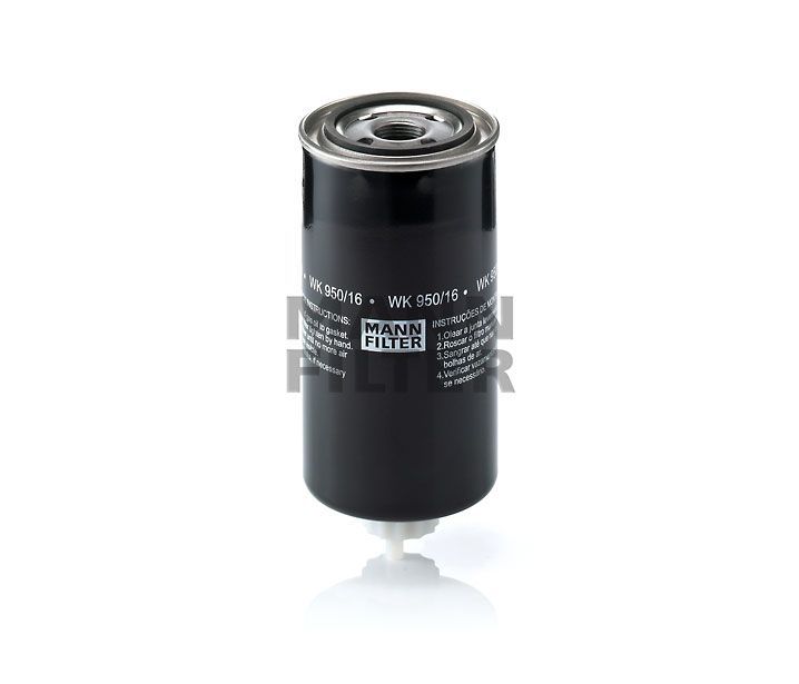 [WK-950/16]Mann-Filter European Spin-on Fuel Filter(SI - Industrial Heavy truck and Bus/Off-Highway ) Discontinued, use WK-950/16-x.