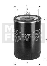 [WK-950/3]Mann-Filter European Spin-on Fuel Filter(Industrial- Several Heavy truck and Bus/Off-Highway 1A-3479)