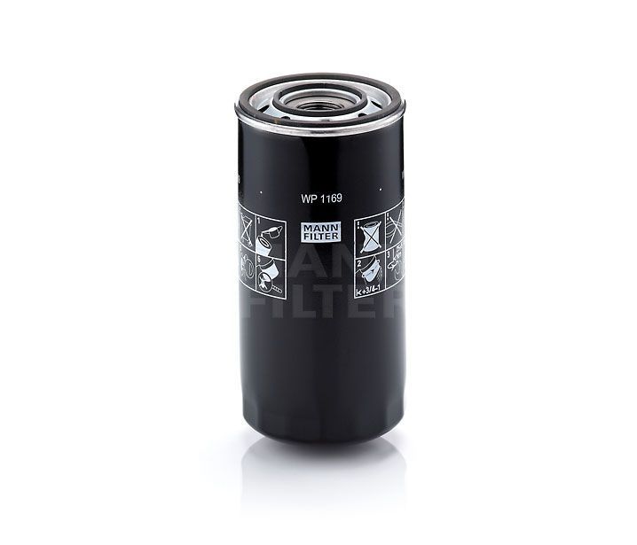 [WP-1169]Filtro de aceite secundario europeo Mann-Filter de rosca (Camión pesado y autobús Iveco 478 7733)