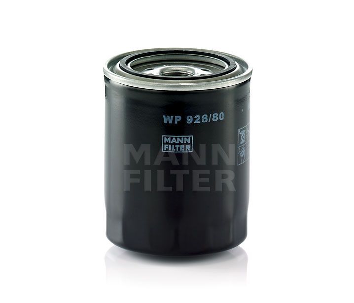 [WP-928/80]Mann-Filter European Secondary Spin-on Oil Filter(VW Passenger Car and Light Truck n/a)