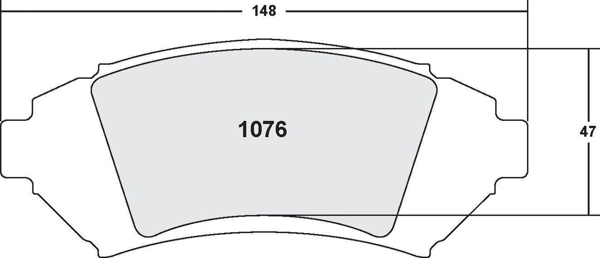[1076.20]Pastillas de freno metálicas de carbono Performance Friction.FMSI(D1076)