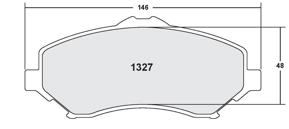 [1327.20]Pastillas de freno metálicas de carbono Performance Friction.FMSI(D1327)